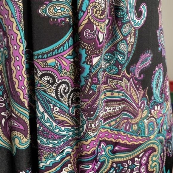 Vtg A-List by Wrapper Juniors Halter Maxi Dress M Butterfly Coachella Stagecoach - Picture 7 of 7